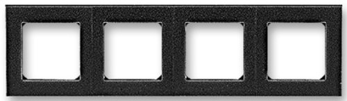 Рамка универсальная ABB EPJ Levit 4-м. антрацит/дымчатый чёрный фото Рамка универсальная ABB EPJ Levit 4-м. антрацит/дымчатый чёрный картинка